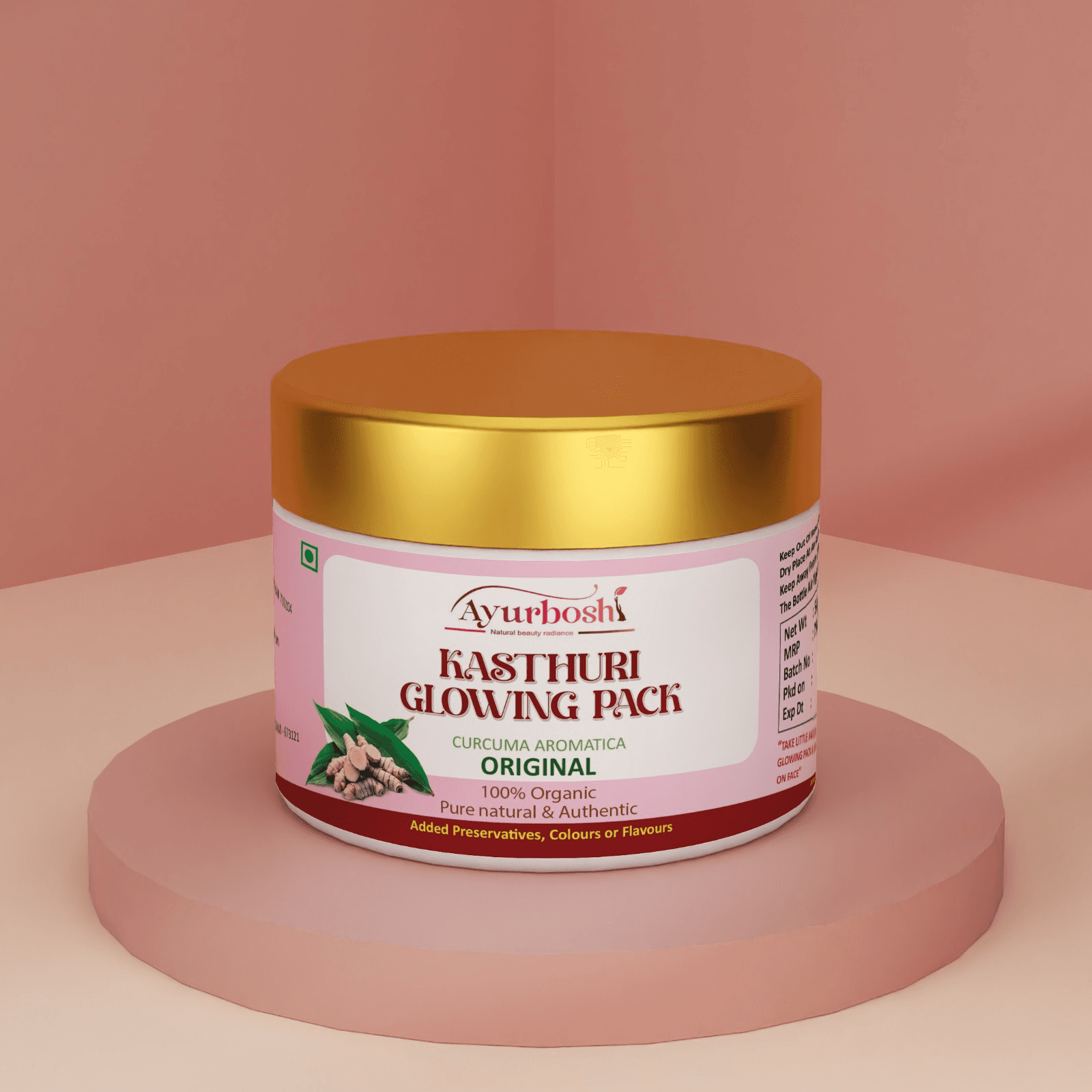 Ayurboshi Kasthuri Glow Herbal Face Pack
